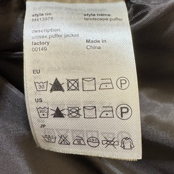 WeSC Vegan Landscape Puffer Sunset Sunburst Cactus Jacket Unisex (Size XL) - Picture 9 of 10